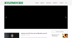 Desktop Screenshot of kultmucke.de